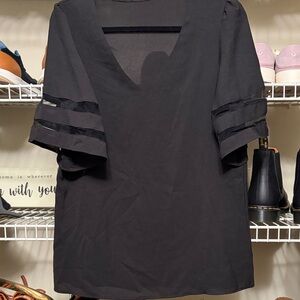 Elegant Black Women's Top